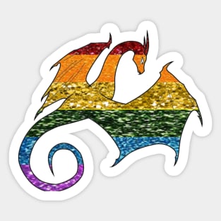 Pride Dragon Sticker